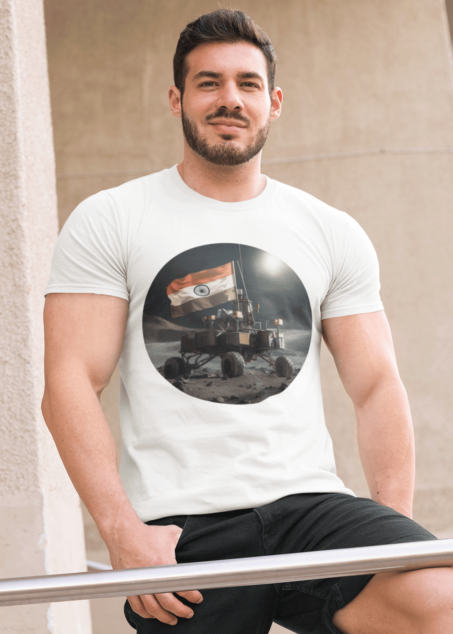 Chandrayaan-3 Print T-Shirt