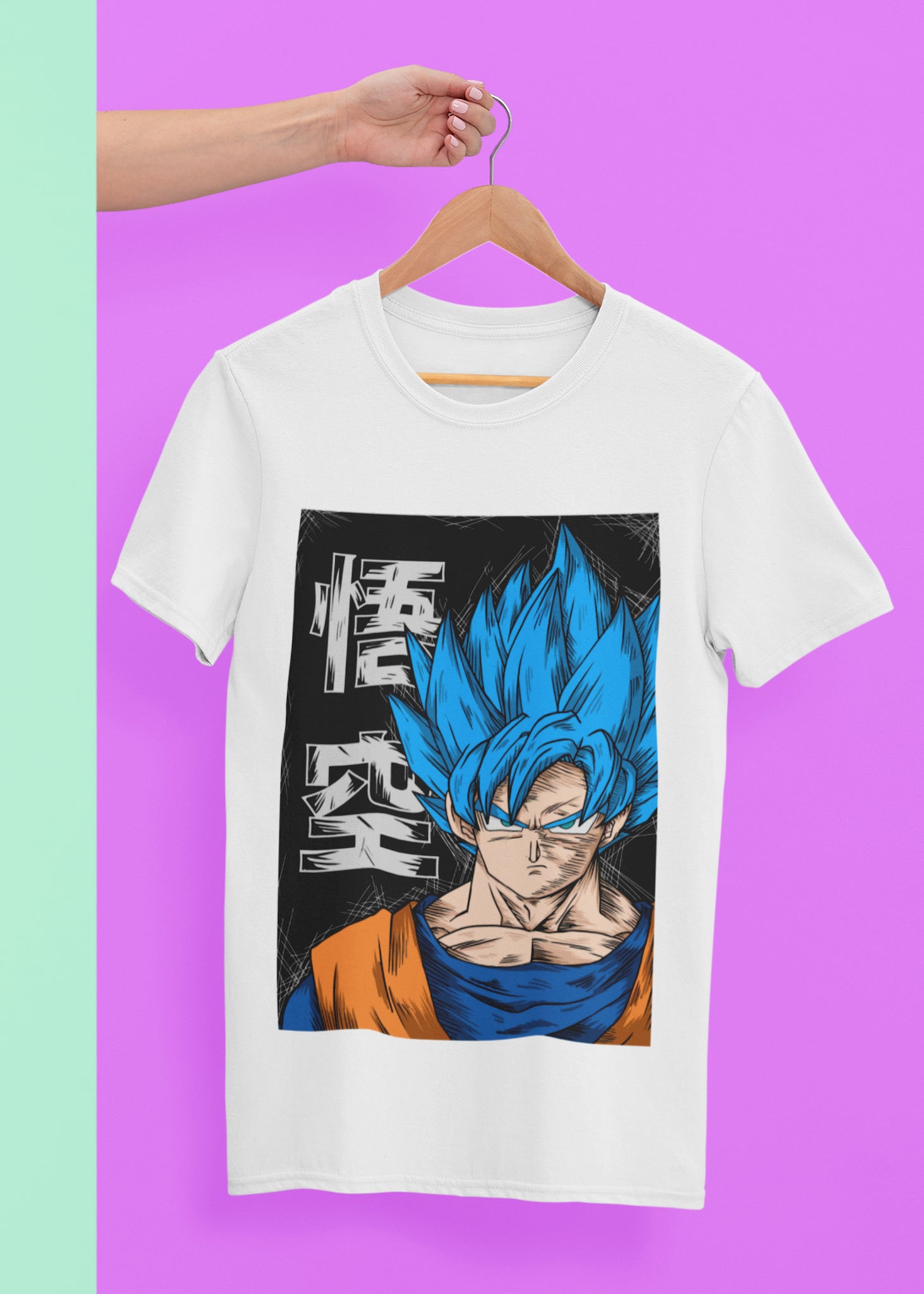Fighter Goku  Regular Fit  Half Sleeve T-Shirt