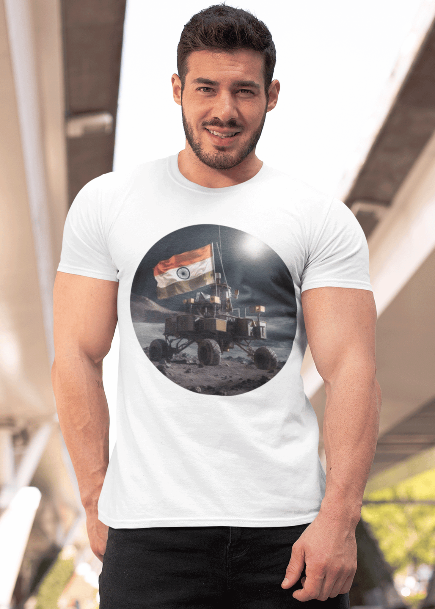 Chandrayaan-3 Print T-Shirt