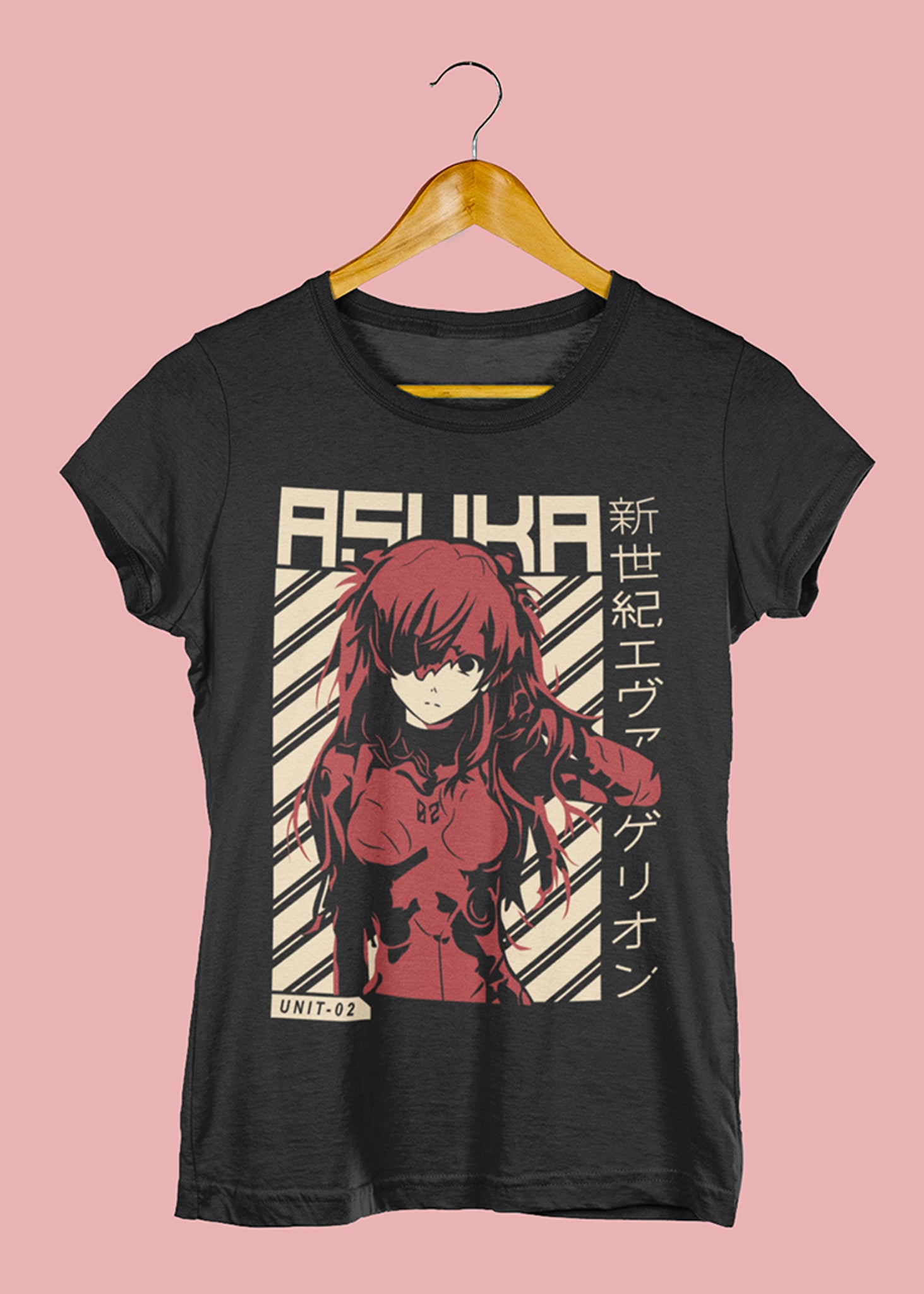 Asuka Evangelion Print T-Shirt