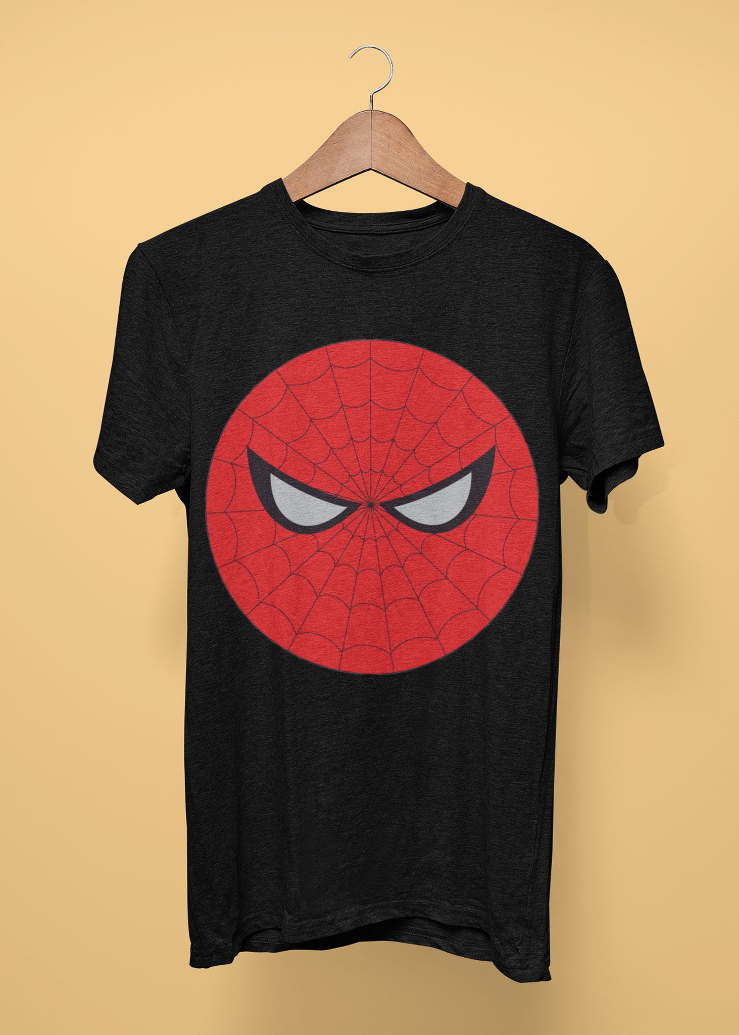 Spider-Man Print Round-Neck T-Shirt