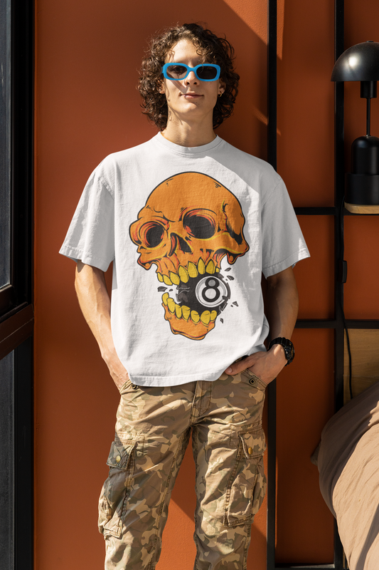 skull Print T-Shirt
