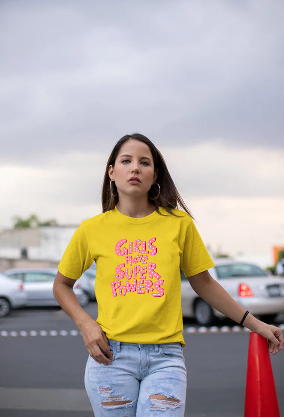 Girls  Are Super Powers  T-Shirt For Women