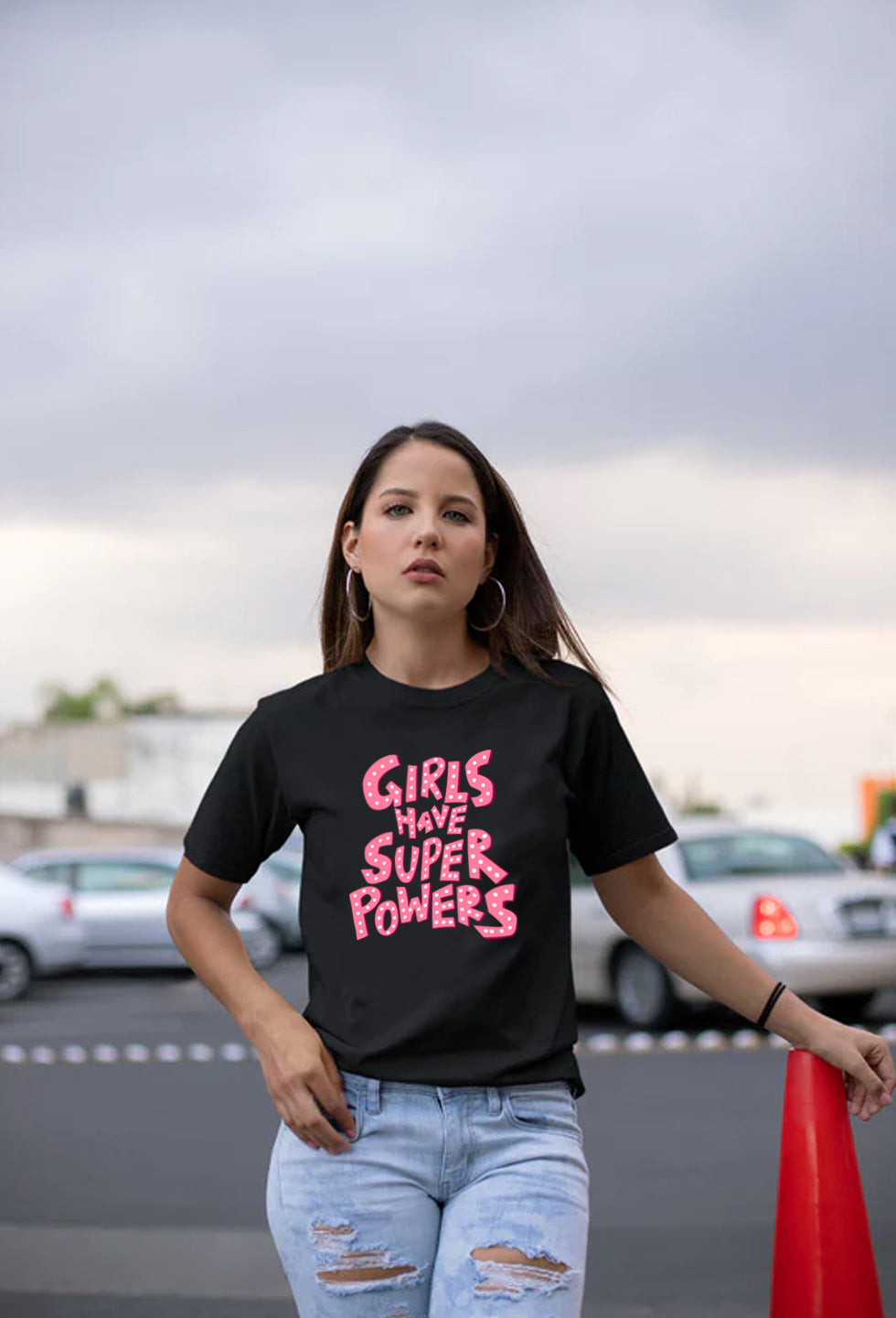 Girls  Are Super Powers  T-Shirt For Women