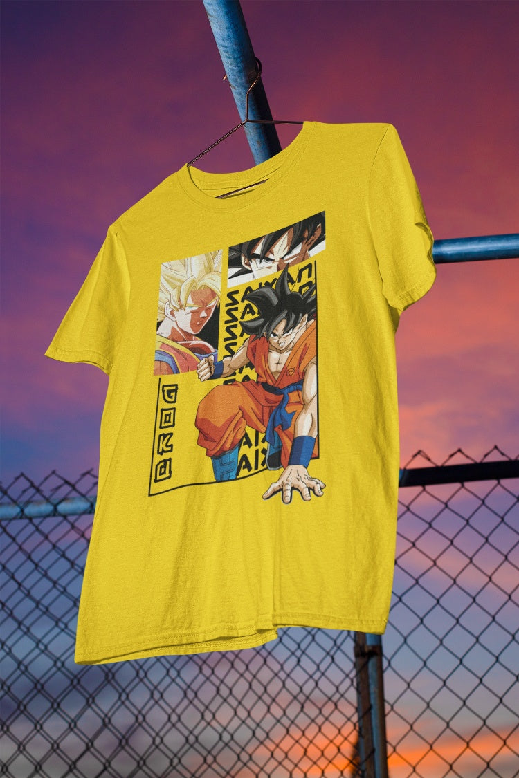 Goku Printed Unisex Anime T-shirt