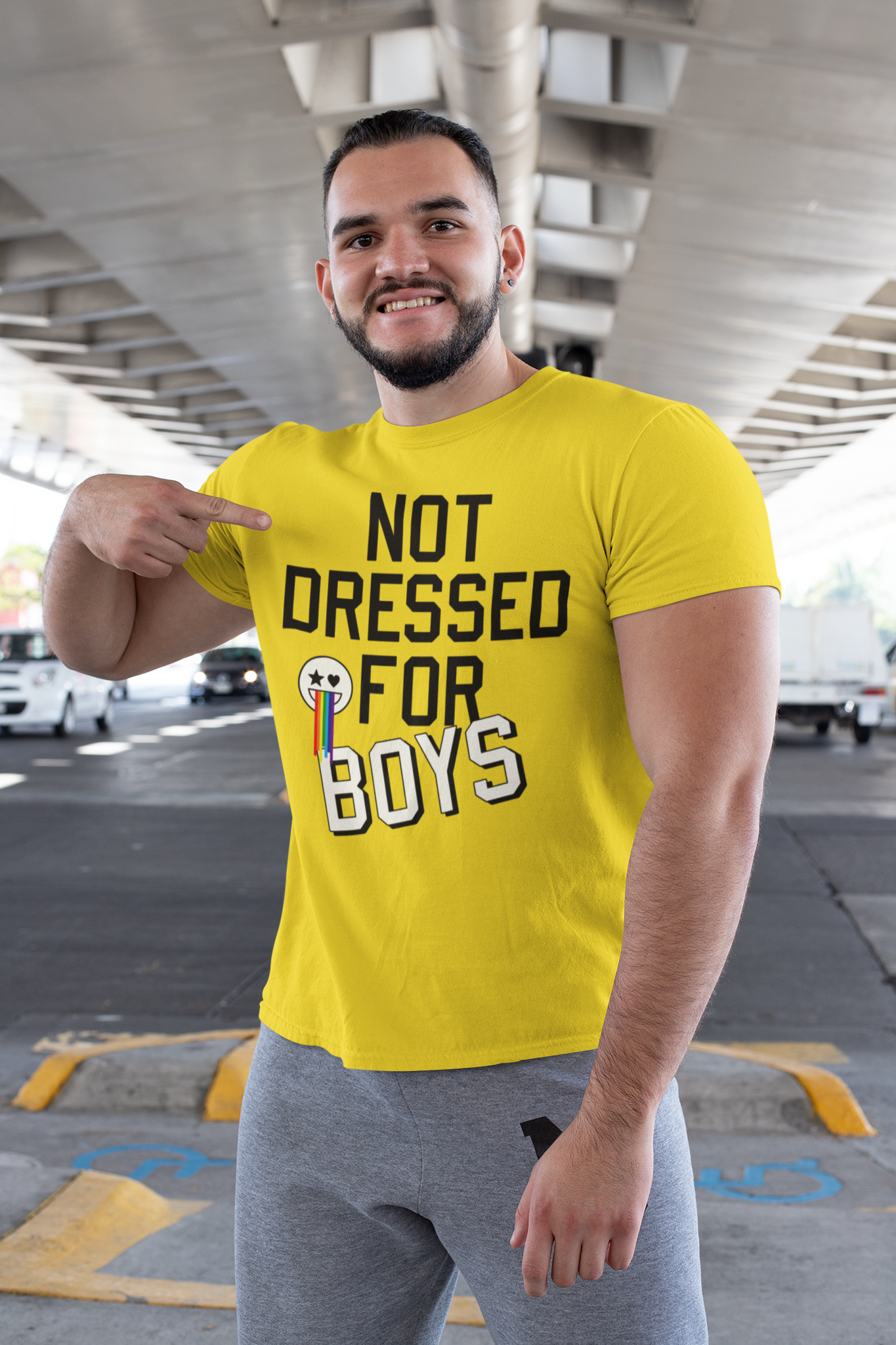 Not Dressed for Boys Print T-Shirt