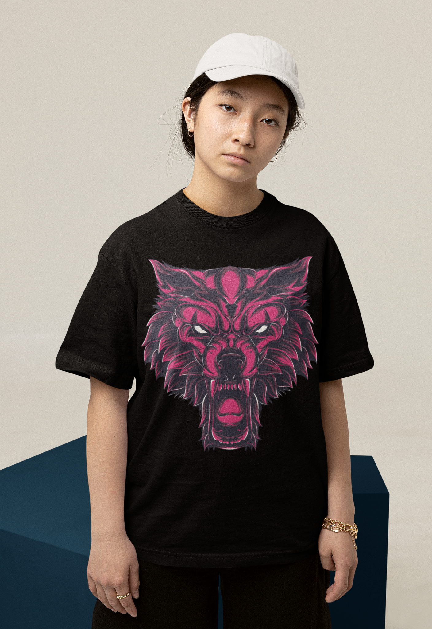 Tiger oversized Printed T-Shirt