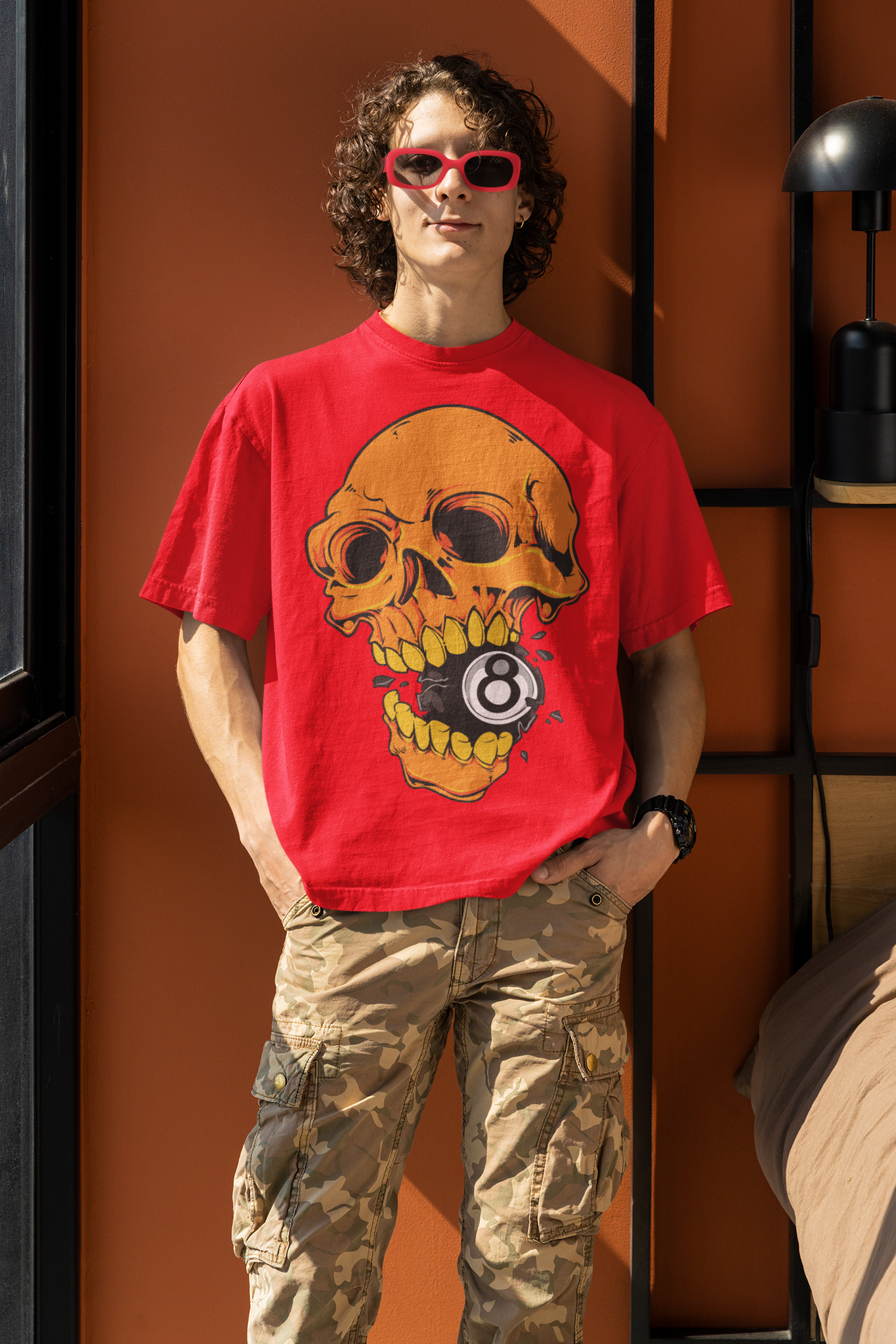 skull Print T-Shirt