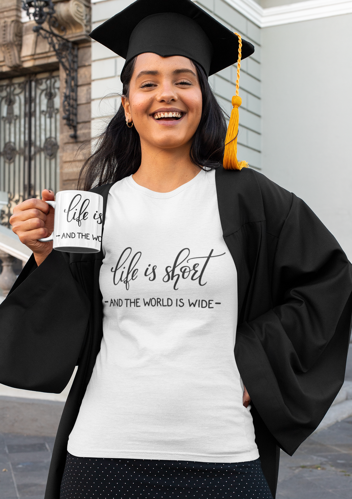 Life is Short  And The Word  is Wide T-Shirt