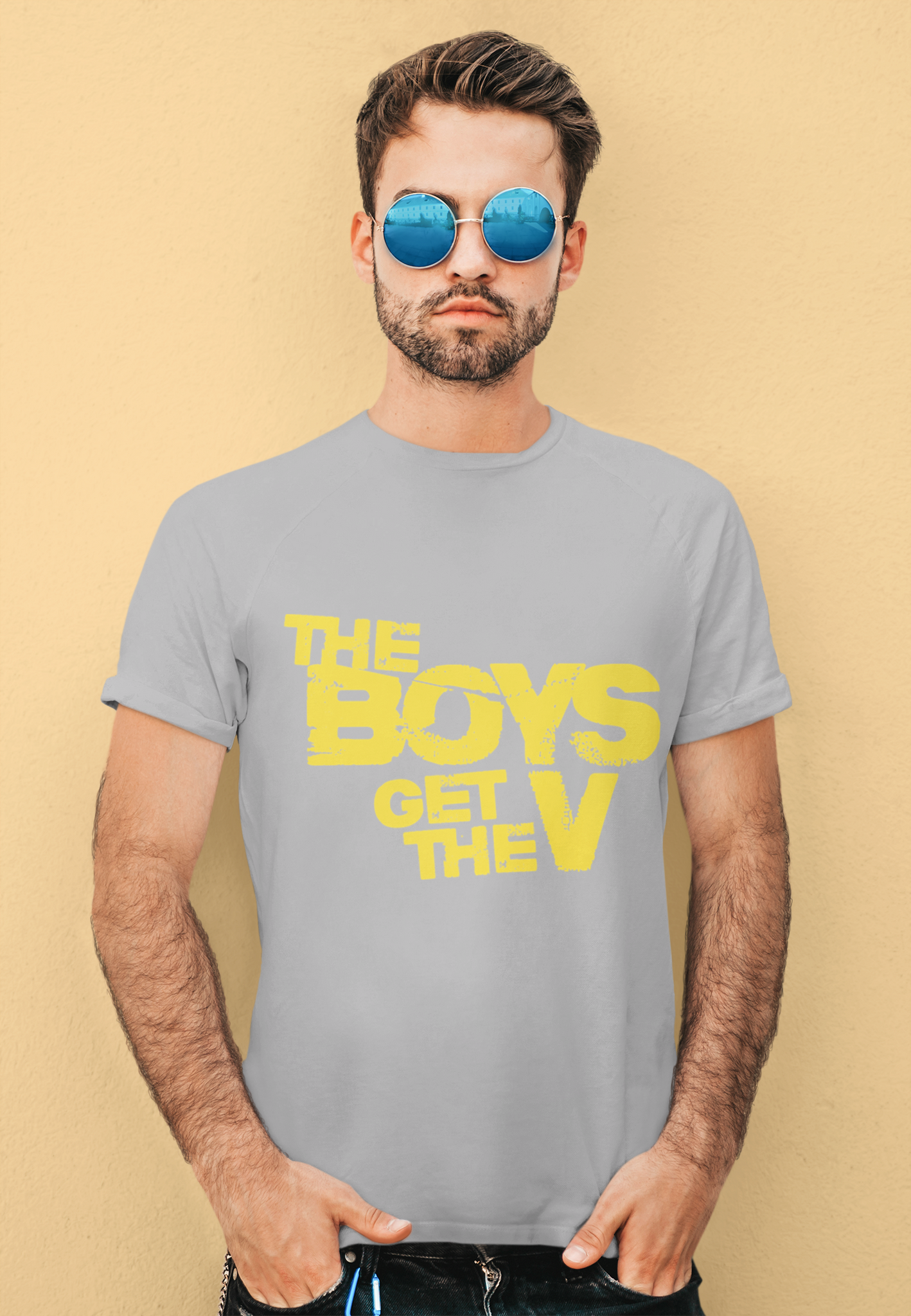 The  Boys Get the V Print  T-Shirt